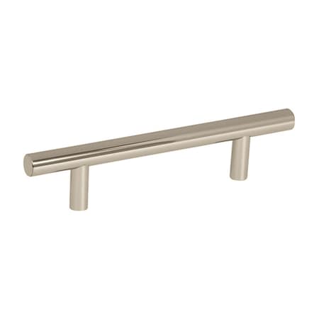 Hd Amerock Pull- 96 mm. Center Bar Pull- Polished Nickel A40516 PN